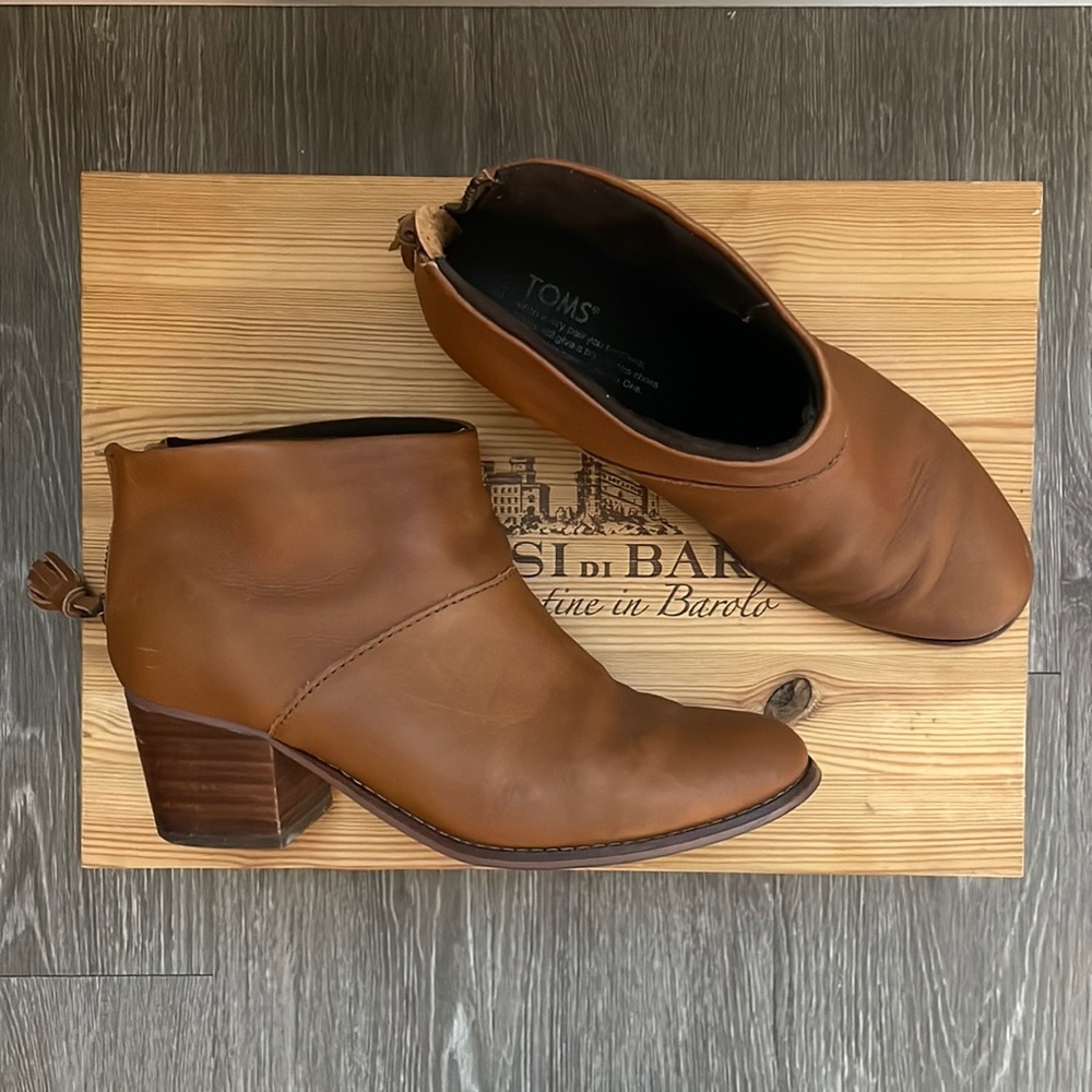 TOMS Leather booties